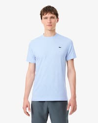 Remera de tenis Ultra Dry con cocodrilo jacquard