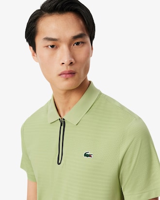 Ultra Dry Stretch Jacquard Tennis Polo Shirt