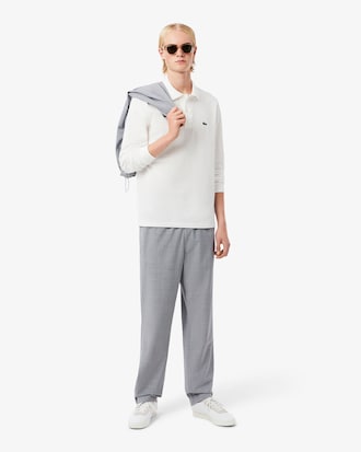 Pantal&oacute;n de Vestir de Lana Fit Regular