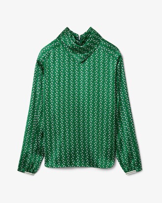 Camisa Oversize Estampada de Pasarela