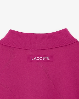 Polo de tenis Ultra Dry con cocodrilo jacquard