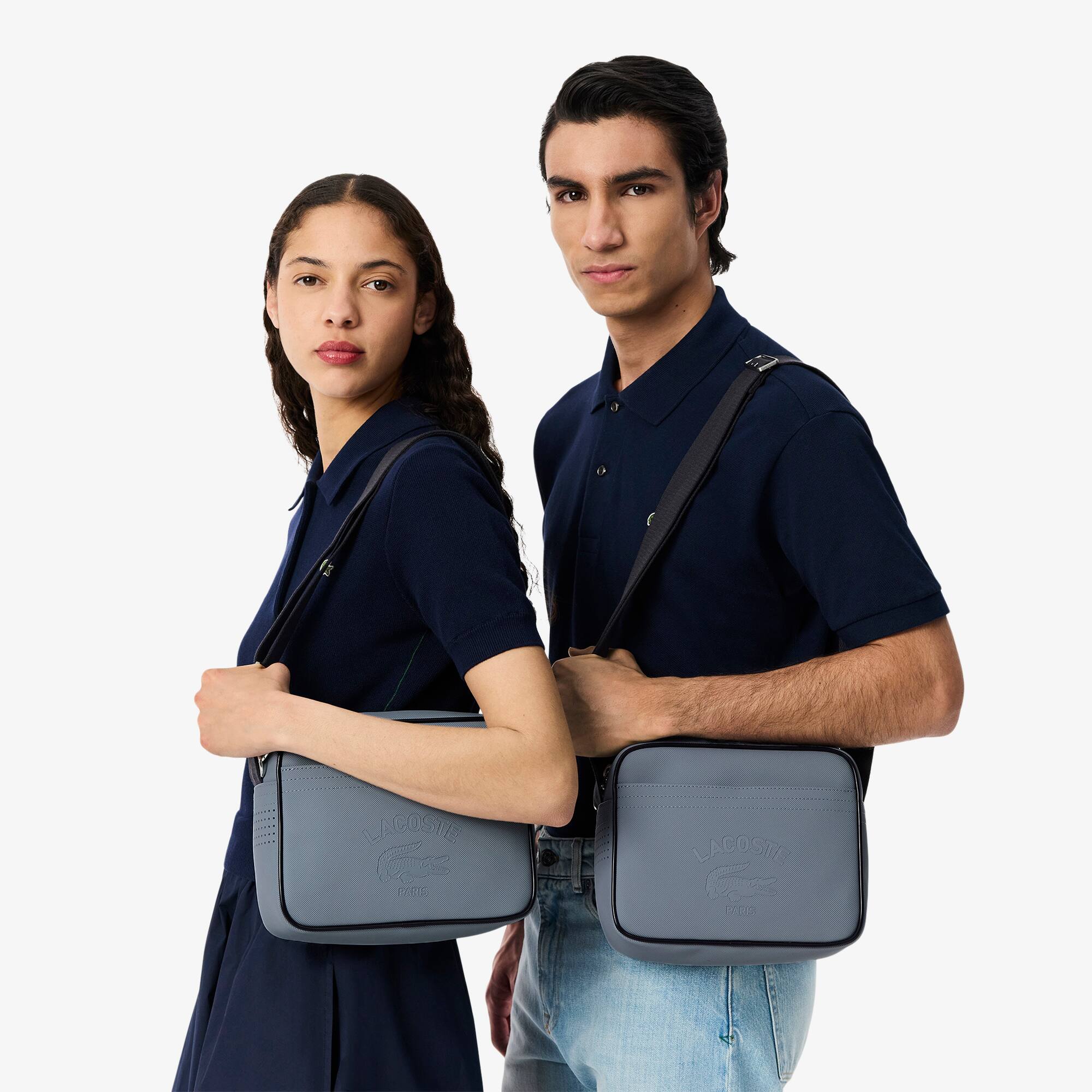 【LACOSTE】Club 1930 Reporter Bag_NU4850U(NAVY)~クロスバッグ Bolsa Média Club 1930 Reporter em Petit Piqué Lacoste