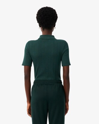 Camisa Polo de Malha Piquet com Modelagem Slim Fit
