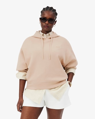 Moletom Oversized com Capuz Ajust&aacute;vel