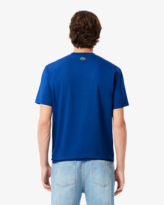 Camiseta de Algod&atilde;o com Estampa Ajuste Cl&aacute;ssico