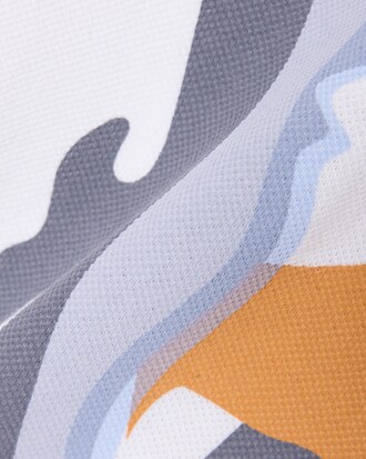 Polo Estampada em Algod&atilde;o