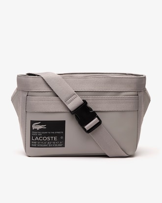 Bolsa rep&oacute;rter masculina resistente &agrave; &aacute;gua com estampa de assinatura