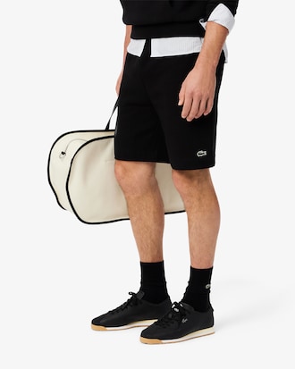 Shorts Masculino Lacoste de Lã de Algodão Escovado Orgânico