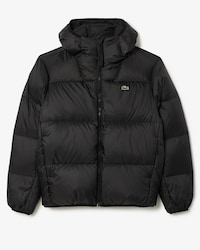 Campera Puffer Impermeable Con Capucha Corta