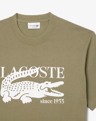 Camiseta de Algod&atilde;o com Estampa Ajuste Cl&aacute;ssico