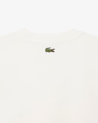 Camiseta de Jersey Pesado de Algod&atilde;o com Detalhe Bordado