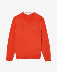 Su&eacute;ter em Jersey de Algod&atilde;o com Gola Careca