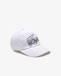 Bon&eacute; feminino em n&aacute;ilon leve com estampa de crocodilo