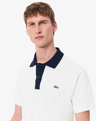 Camisa Polo Contrast Collar L.12.12 Ajuste Cl&aacute;ssico