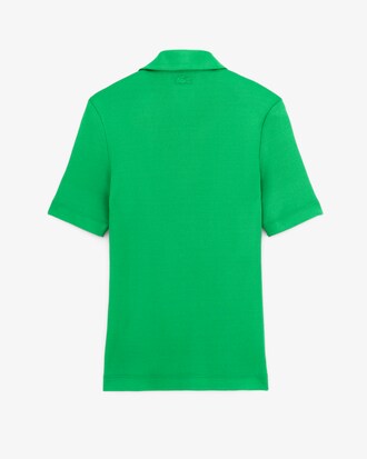 Polo De Piqué Satinado Runway Al Cuerpo