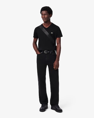 Camiseta de Algod&atilde;o Pima Leve com Gola V