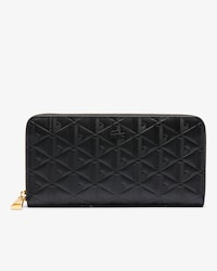Billetera De Cuero Con Relieve Maheki