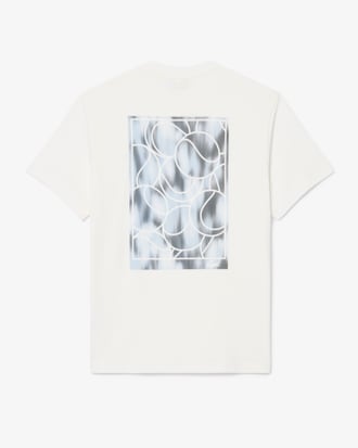 Remera de punto con estampado de tenis