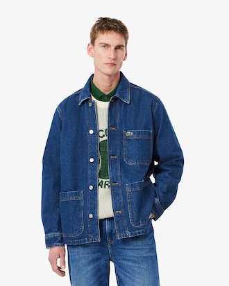 Sobrecamisa De Denim De Algodón Pesado