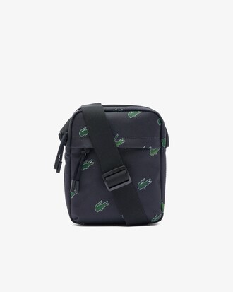 Bolsa com estampa de crocodilo