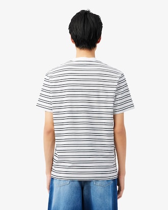 Remera de algod&oacute;n grueso de rayas
