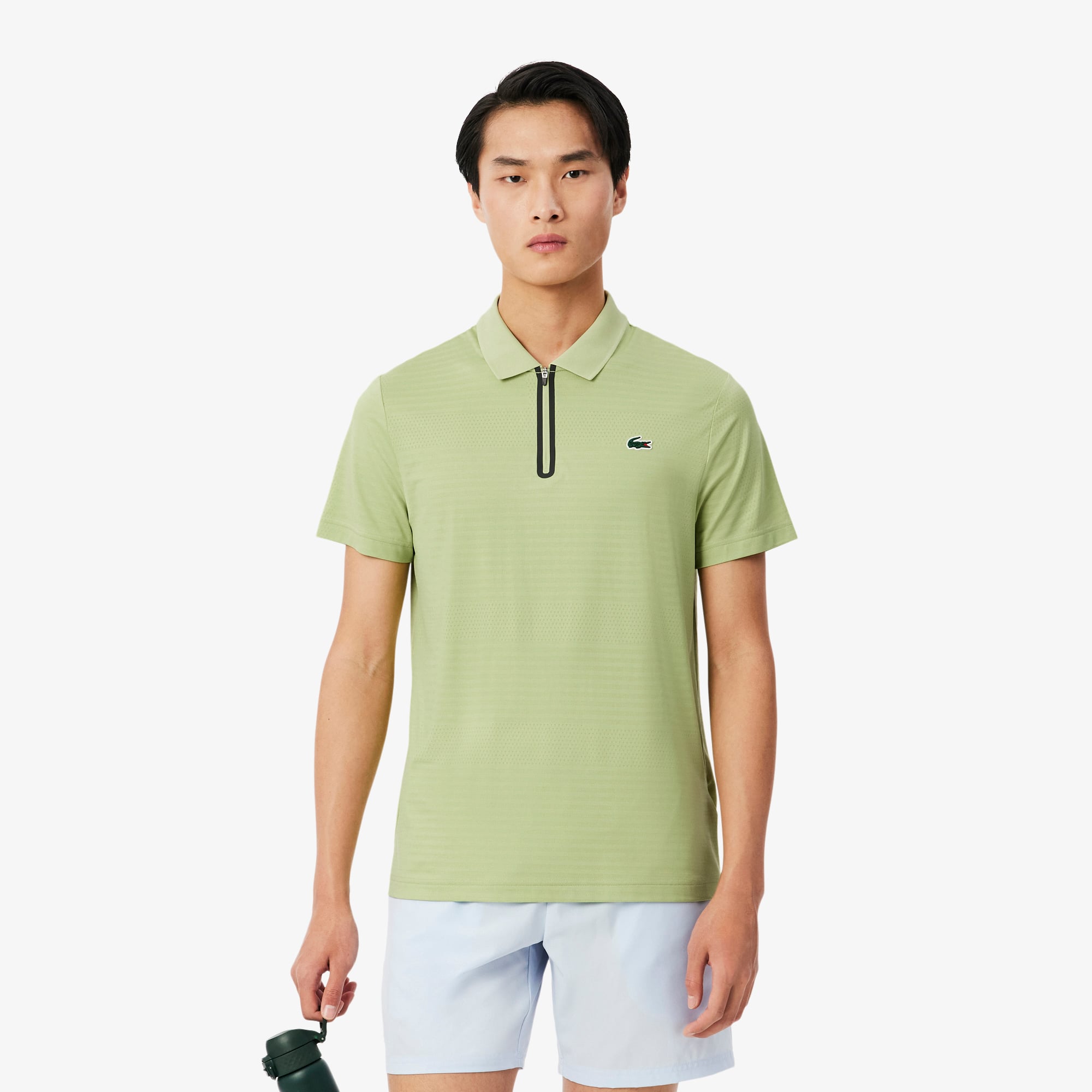 Polo Tennis Ultra Dry Stretch com Jacquard - Lacoste - Novidades