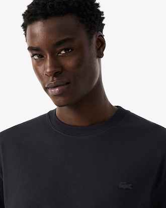 Camiseta em malha estampada