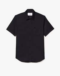 Camisa de Algod&atilde;o de Mangas Curtas de Caimento Regular