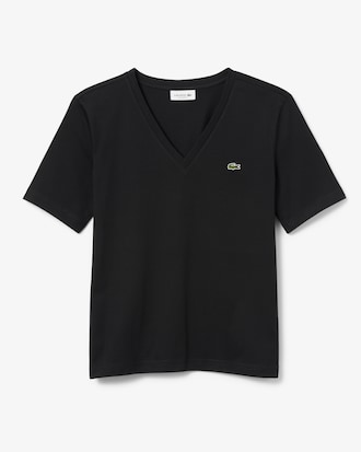 Remera de Algodón Suave Cuello en V Fit Relax