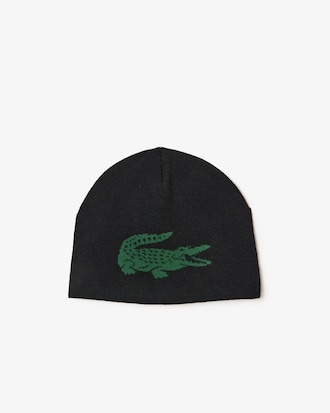 Gorro Revers&iacute;vel com Crocodilo