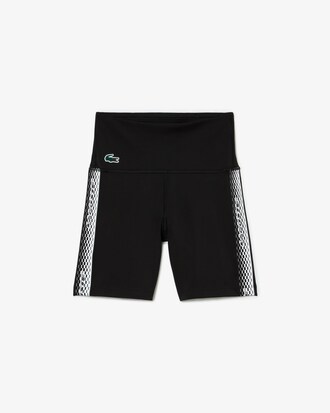 Short ciclista feminino Lacoste SPORT em poli&eacute;ster reciclado