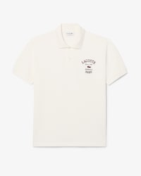 Polo de petit piqu&eacute; de corte cl&aacute;sico bordado