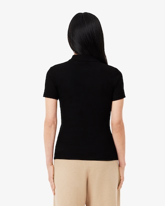 Polo De Algod&oacute;n Acanalado L.12.D Al Cuerpo