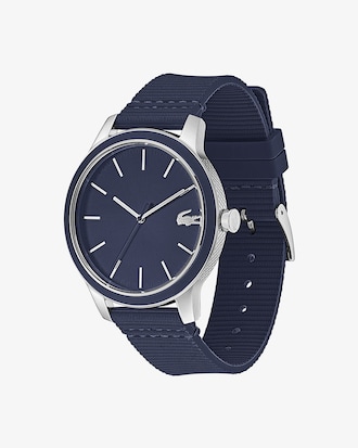 Rel&oacute;gio masculino L1212 Paris com pulseira de silicone azul
