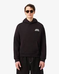 Multi Print Fleece Hoodie