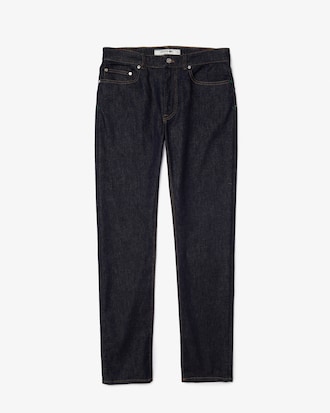 Jeans masculino Slim Fit em brim de algod&atilde;o com stretch