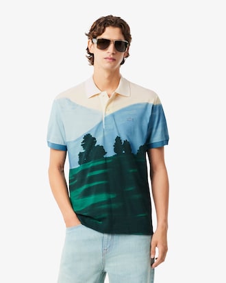 Polo Mini-Piqué Estampado Fit Clásico