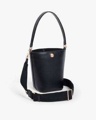 Bolso bucket de piel Tennis Bliss peque&ntilde;o