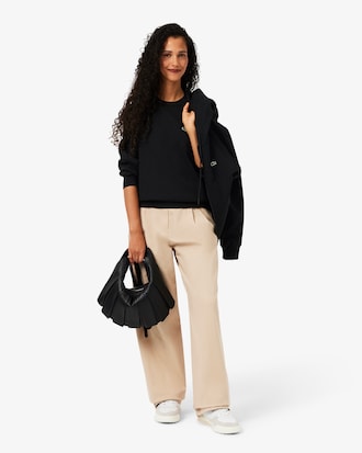 Bolsa Hobo M&eacute;dia Lenglen de Couro