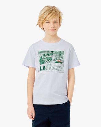 Camiseta de Algod&atilde;o com Estampa Gr&aacute;fica