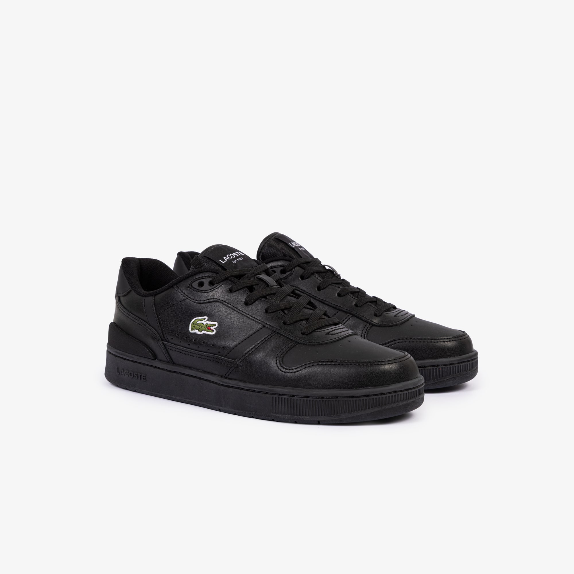 Tênis da Lacoste Masculino T-Clip Set com Cabedal de Nobuck