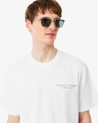 Camiseta de Algod&atilde;o Bordada