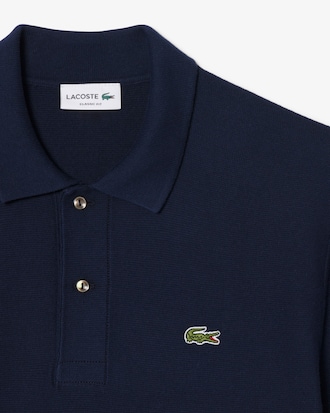 Polo em malha de caimento cl&aacute;ssico