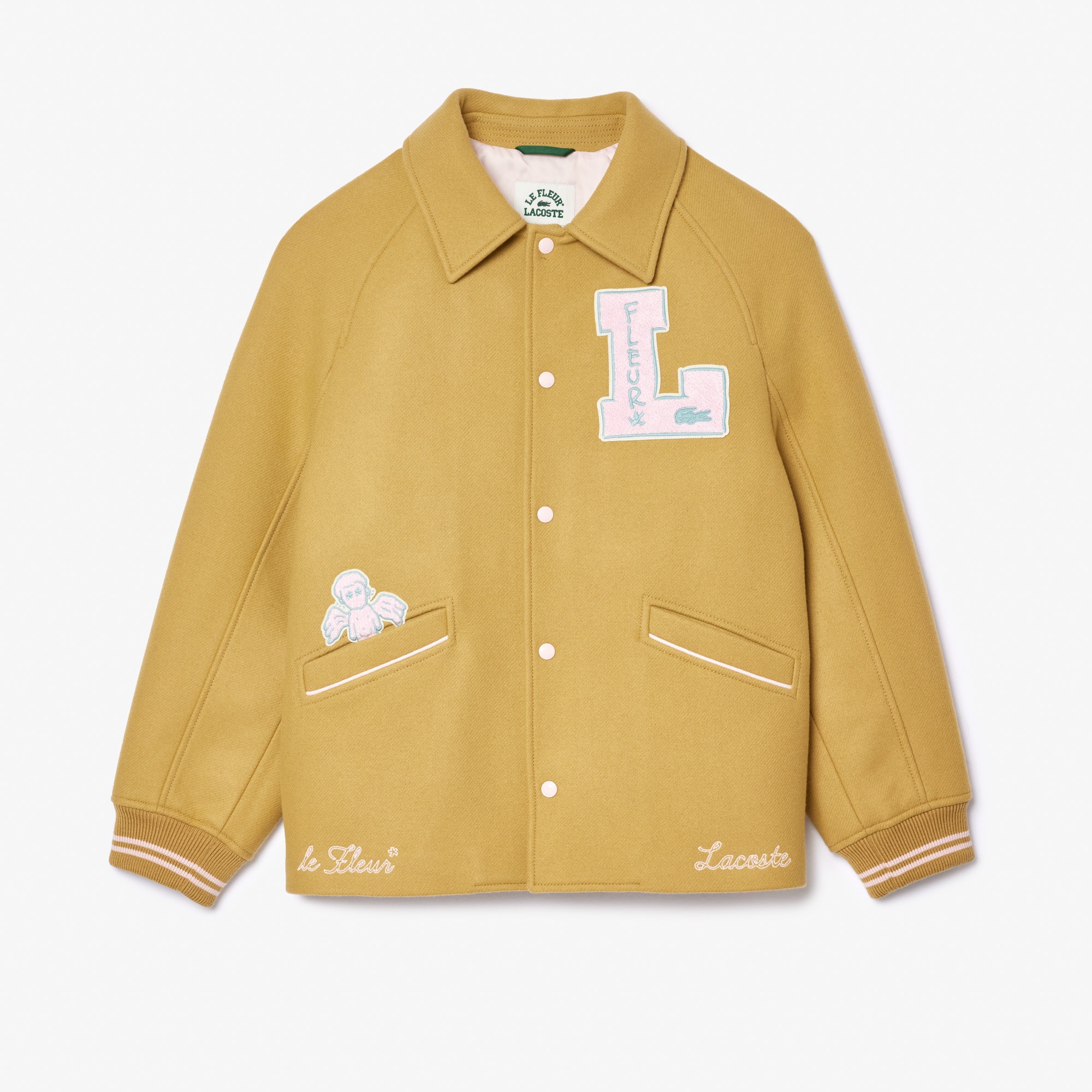 Jaqueta College Lacoste x le FLEUR Lacoste Novidades 2025