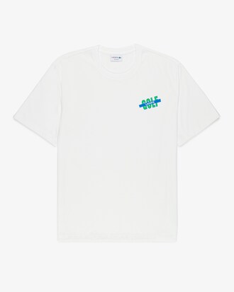 Camiseta Masculina Lisa com Estampa Golf no Peito