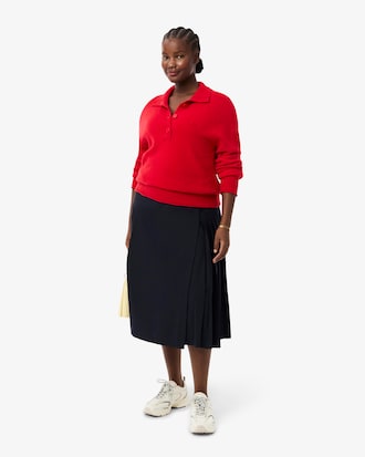 Pollera Midi Plisada de Lana