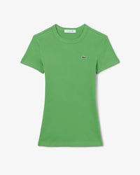 Camiseta de Algod&atilde;o Canelada com Caimento Ajustado