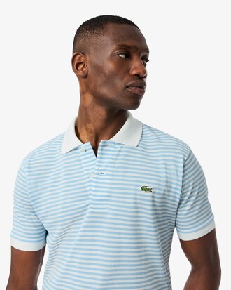 Polo L.12.12 Petit Piqu&eacute; A Rayas Fit Cl&aacute;sico