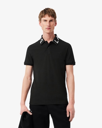 Polo Con Emblema Jacquard Al Cuerpo