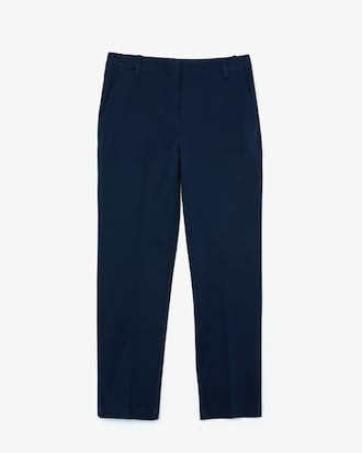 Cal&ccedil;a chino feminina Slim Fit em algod&atilde;o com stretch